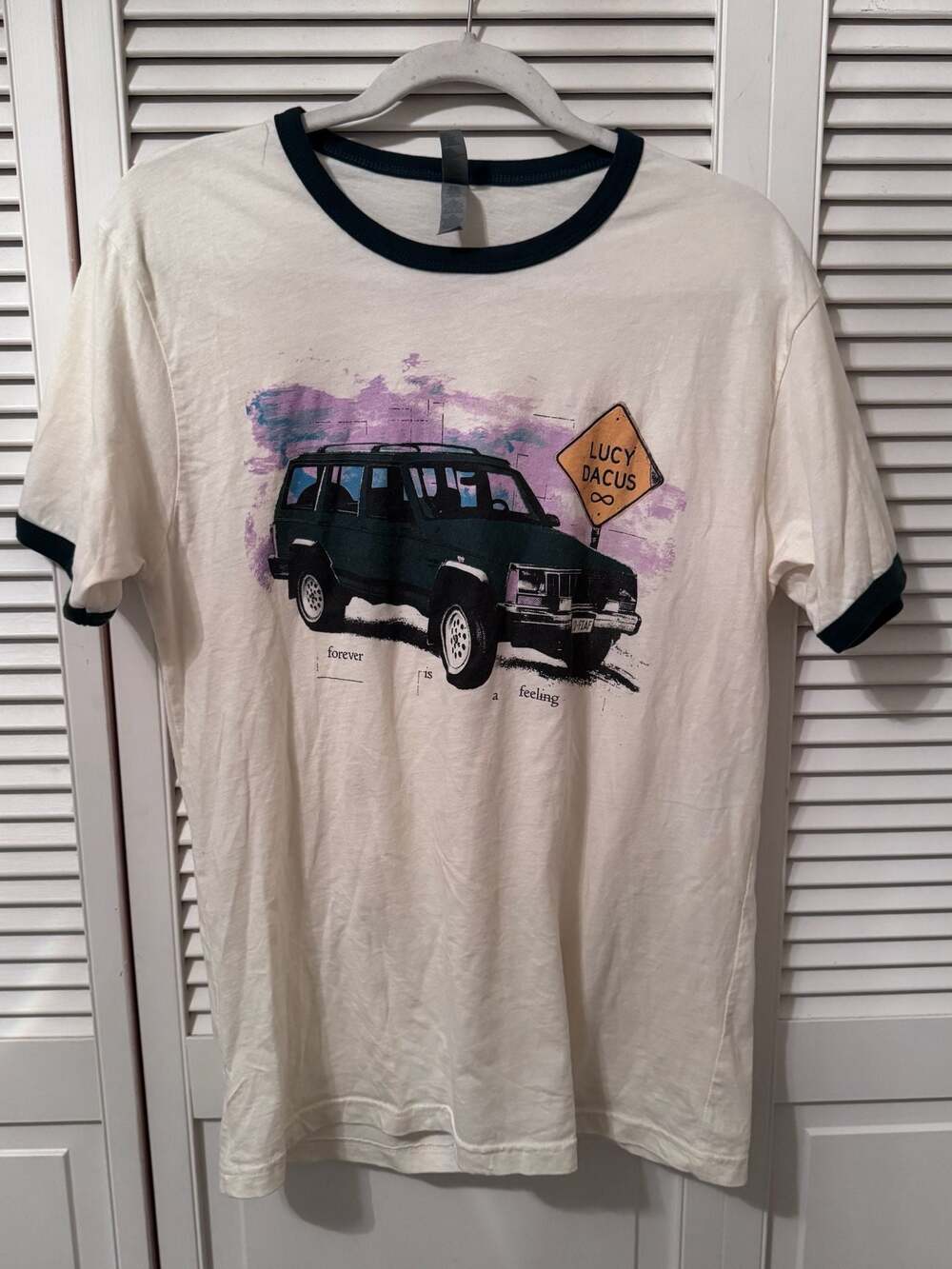 Lucy Dacus Green Truck Ringer Tee